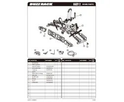 Belysningskit BuzzRack 1700mm F&ouml;r E-Scorpion 2 och Eazzy 2